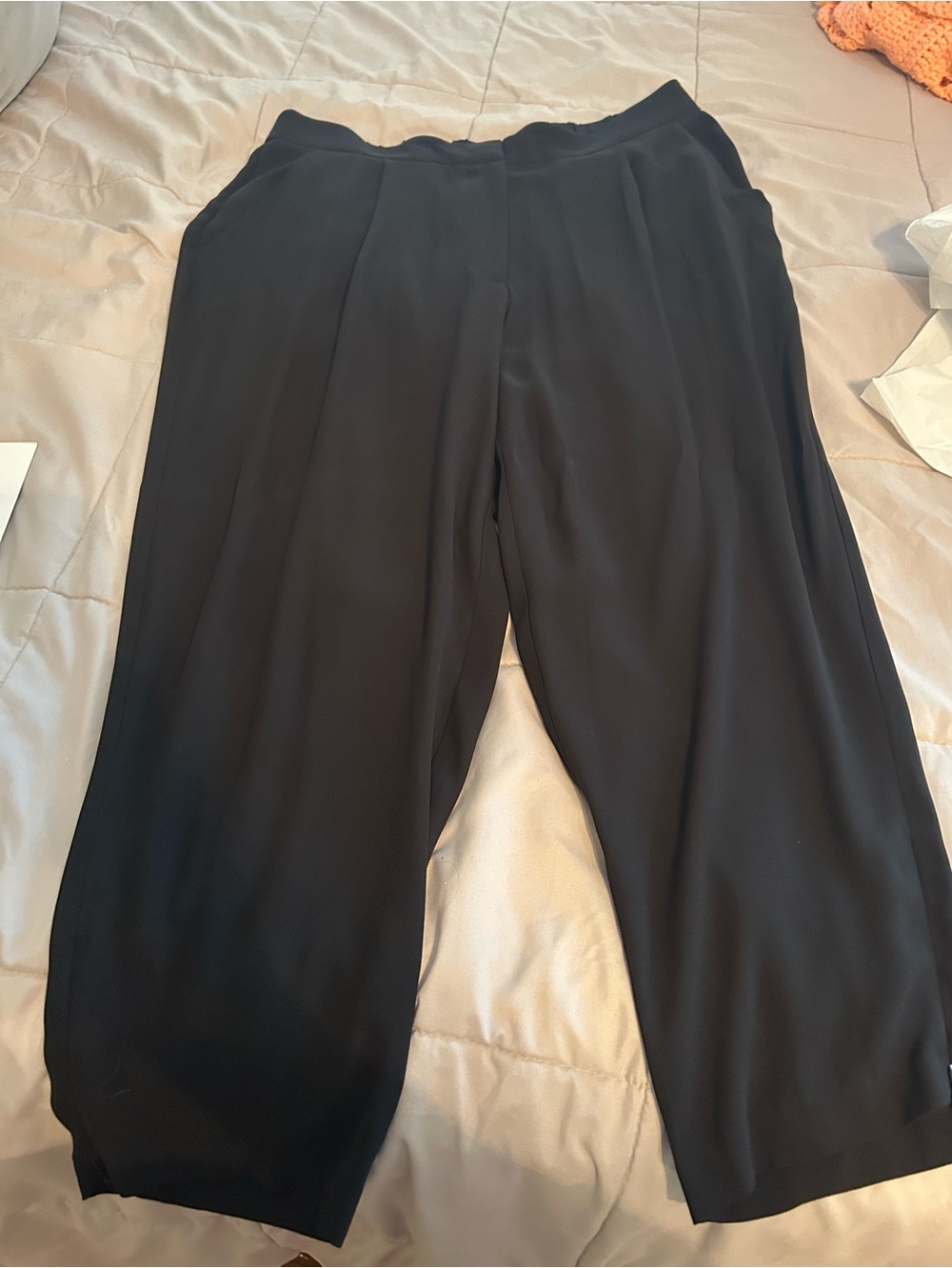 Eileen Fisher silk crepe pants, NWT